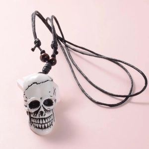 💀 Awesome Large Adjustable Skeleton Skull Necklace 💀